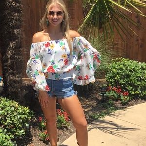 Floral Crop Top